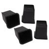 4Pcs Furniture Riser 6in Heavy Duty Slip Proof ABS Bed Rise Lift Block for Chair Sofa