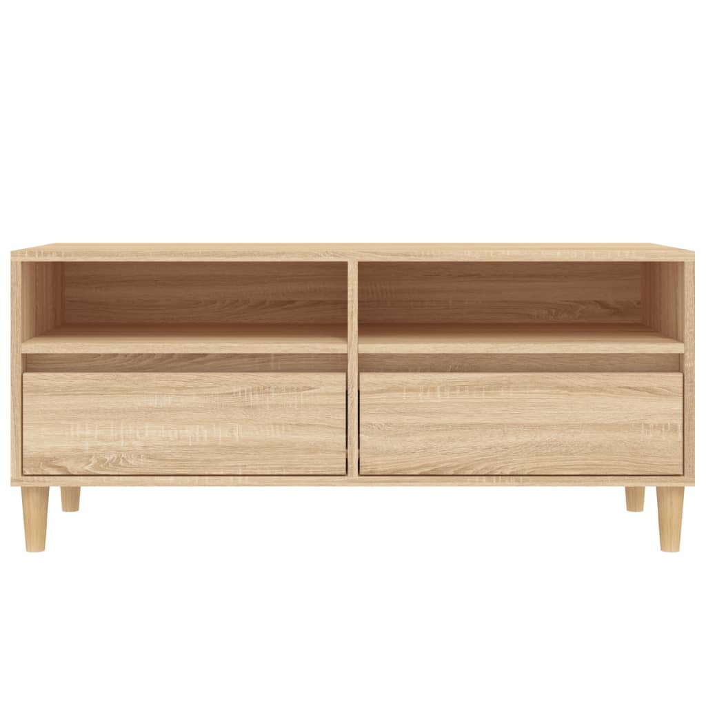 Szafka Pod Tv, Dąb Sonoma, 100X34,5X44,5 Cm