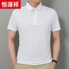 Hengyuanxiang Men's Silk Blend Polo Shirt