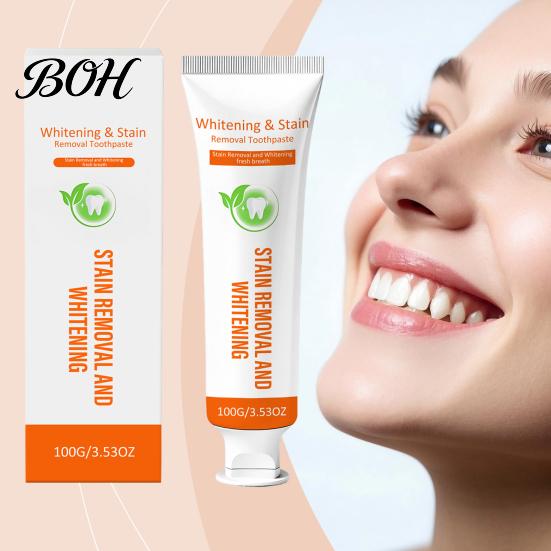 Plaque Removal Toothpaste 100G Stain Teeth Whitening Toothpaste, Gentle Cleansing for Remover Men Women, Fresh Breath Oral Care Mints Flavor