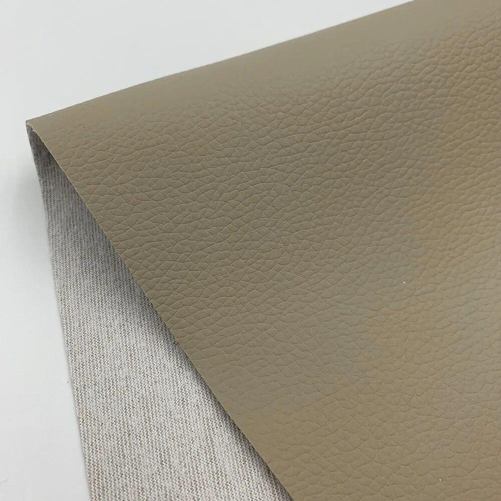 Litchi PU Leatherette Faux Leather Fabric Synthetic For Sewing Bow Bag Brooches Sofa Car Doll DIY Hademade Material