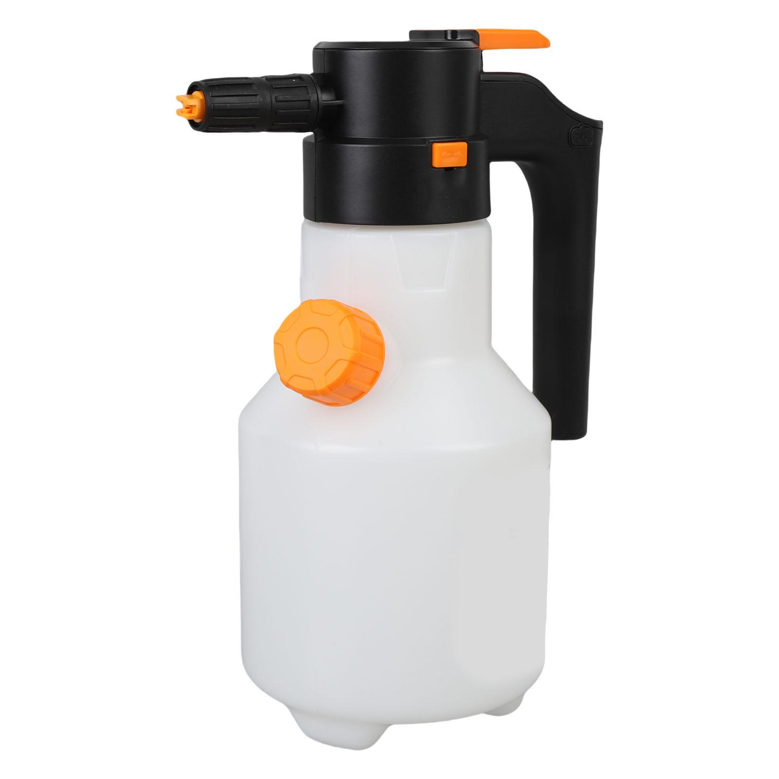 USB Rechargble Cordless Electric Foam Sprayer 2L Car Wash Sprayer Electric Foam Cannon for Home Watering Garden Plants and Car Buty and Clning