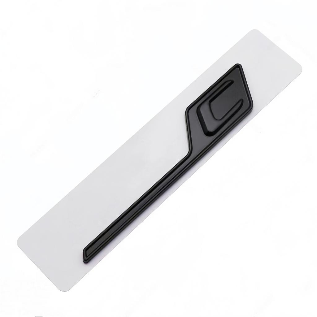 1PC ABS GT C S R Logo Badge Sticker Car Rear Trunk Emblem Decal High-Quality Automotive Styling Accessories