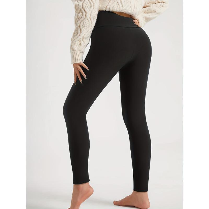 Women's Winter Warm Thickened High-Waisted Leggings  Stretchy SlimSheer Opaque Fabric for Cold Weather  Winter Leggings for Women Warm