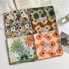 Silk Scarf Square Scarf High Sense Spring and Summer Versatile Floral Scarf Small Fresh Decorative Headscarf Summer Women's Pastoral Silk Scarf
