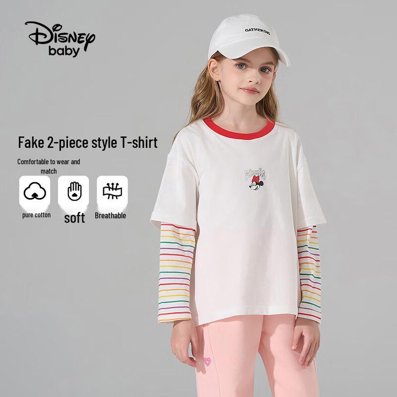 Disney Kids' Faux Two-Piece Long-Sleeve T-Shirt