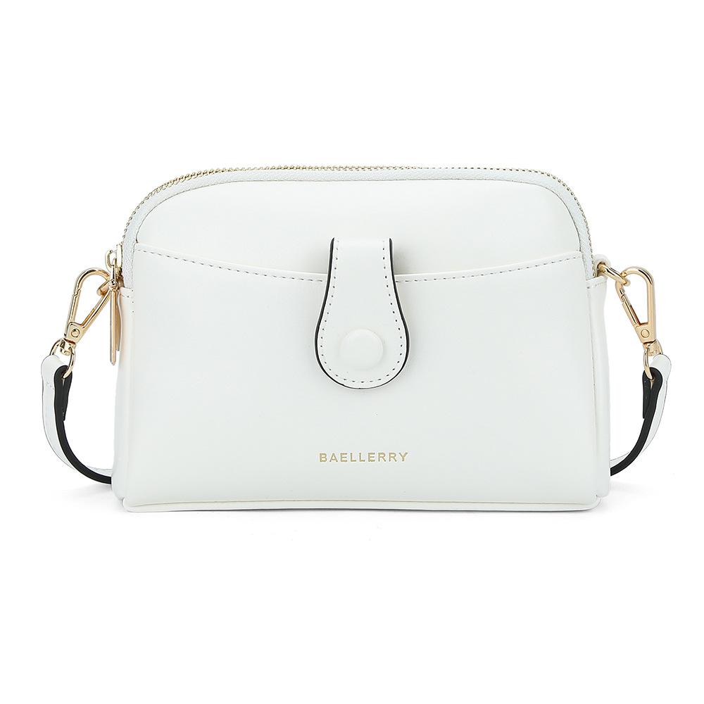 Женская мини-сумка через плечо Многофункциональная Модная Защелка Молния Женская сумка Премиум Универсальная Сумка на плечо one size белый