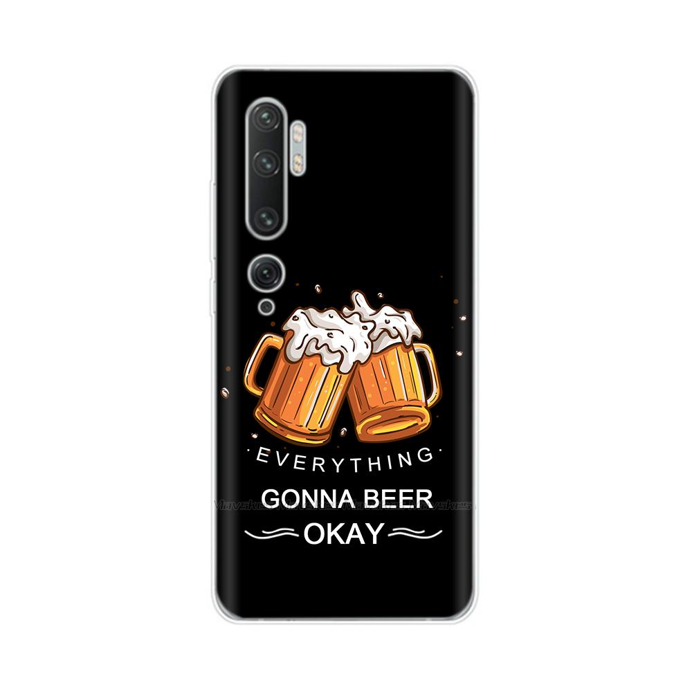 For Xiaomi Mi Note 10 Case Cute Painted Soft Silicone Back Cover For Xiaomi Mi Note10 Pro Lite 10lite Clear Phone Cases Fundas