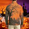 Men's Long Sleeve Casual T-Shirt Crew Neck Printed Graphic Tee Comfortable Fit Lightweight Material Suitable for Everyday Wear