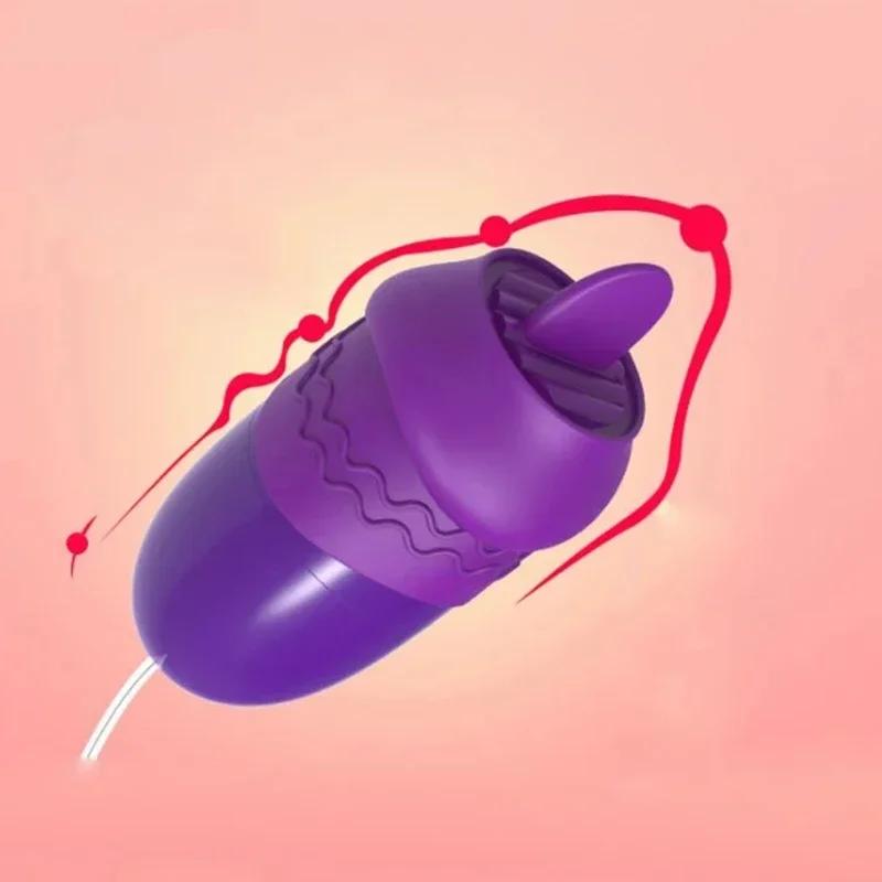 Tongue Sucking Licking Vagina Vibrator for Women G Spot Orgasm Clit Nipple Stimulator Blowjob Sucker Masturbation Adult Sex Toys