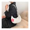 Sweet Style Faux Leather Crescent Bag for Women 2026 New Fashionable Shoulder Crossbody Purse