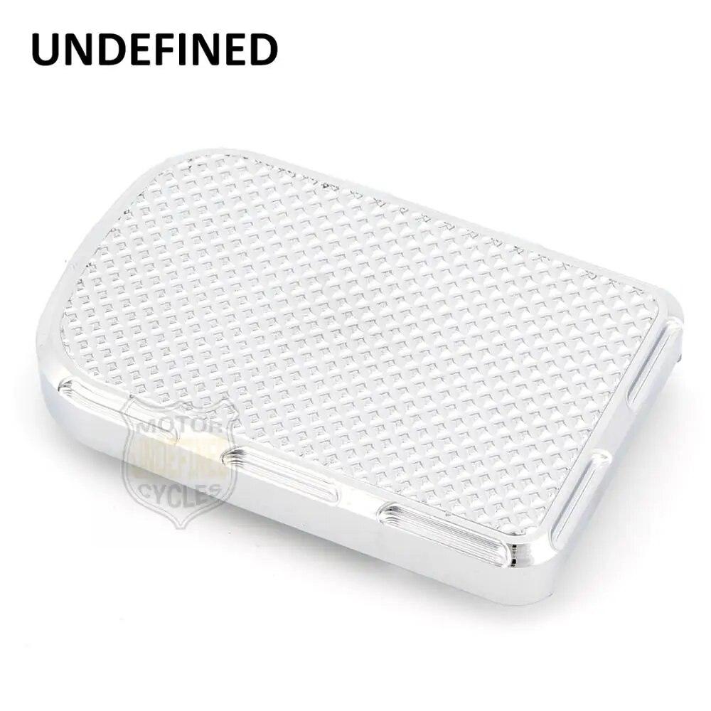 Bremspedal-Pad-Abdeckung, CNC, große Fußrasten-Pads für Harley Touring Road King Electra Street Glide Softail Fat Boy Dyna FLD Trike