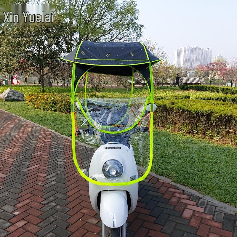 Universal Thickened Motorcycle and Carport Detachable Sunshade Canopy for All Seasons