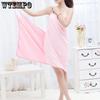 Wearable Microfiber Bathrobe Woman Shower Female Soft Bath Towel for Adults for Home Textiles Bath and Sauna Towels Bathroom