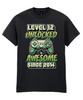 Kinder Gaming T-Shirt 12. Geburtstag Fantastisch 2014 Level 12 Freigeschaltet Weihnachten Gamer