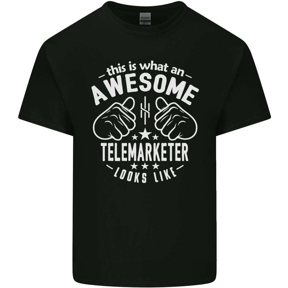 An Awesome Telemarketer Looks Like Mens Light Cotton T-Shirt Unisex T-Shirt XXXL