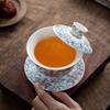 Simetang Hand-Painted Doucai Porcelain Gaiwan