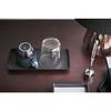 Plateau d'appoint - yamazaki - home tower - noir - acier - plat