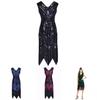 Elegant Gatsby Flapper Beaded Vintage Fringe Sequin Sleeveless Women Party Dresses For Timeless Style
