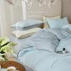 Nordic Light Luxury Coral Fleece Winter Bedding Set - Milk Velvet Waffle, Double-Sided Duvet Cover and Bed Sheet