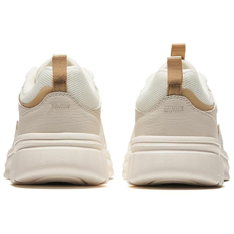 New Anta Life Collection Shock Absorbers Slip Resistant Low Top Casual Shoes Women's Beige 922438808-1