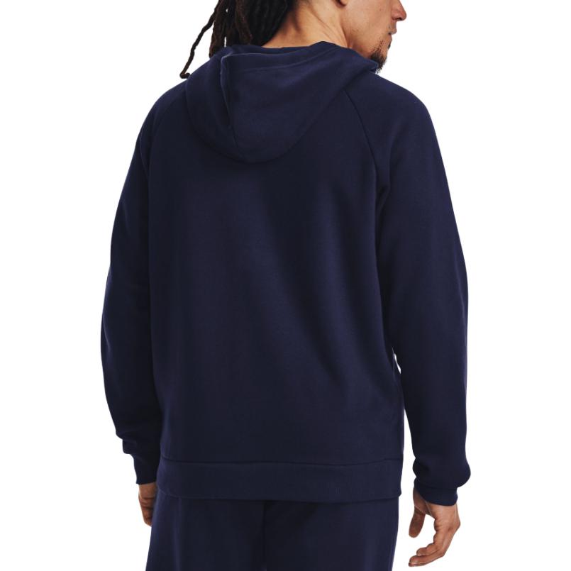 Under Armour Solid Logo Hoodie Long Sleeve Men Tops Blue 1379767-410