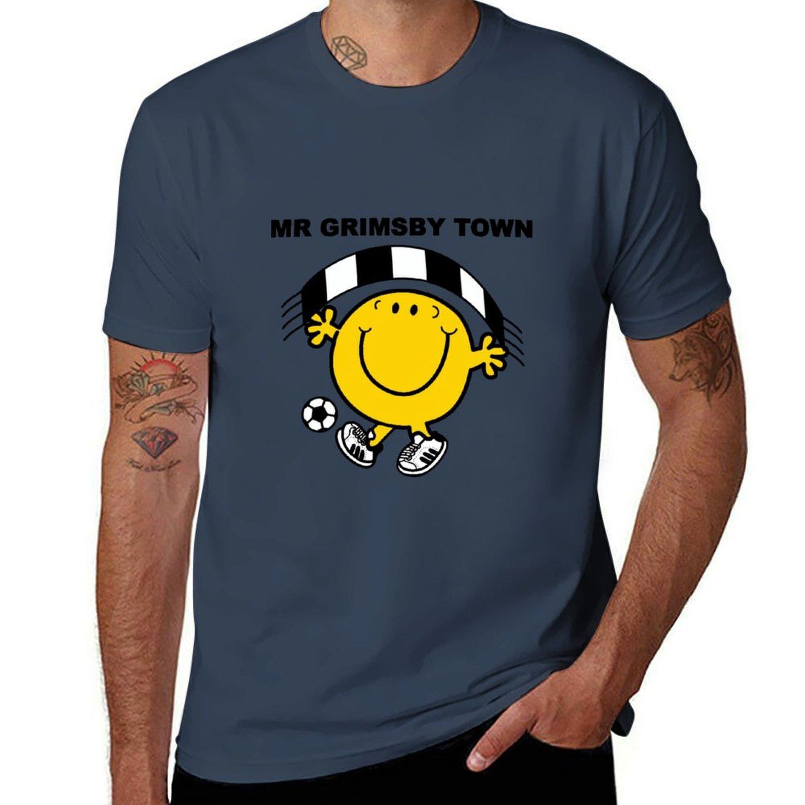 Mr Grimsby Town Tshirt Stretch Fabric Comfort Tshirt S
