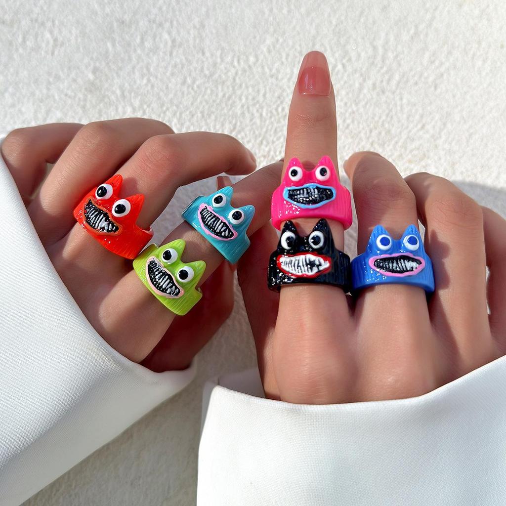 Versatile Candy Color Index Finger Ring: Fresh, Sweet, and Simple Women's Jewelry