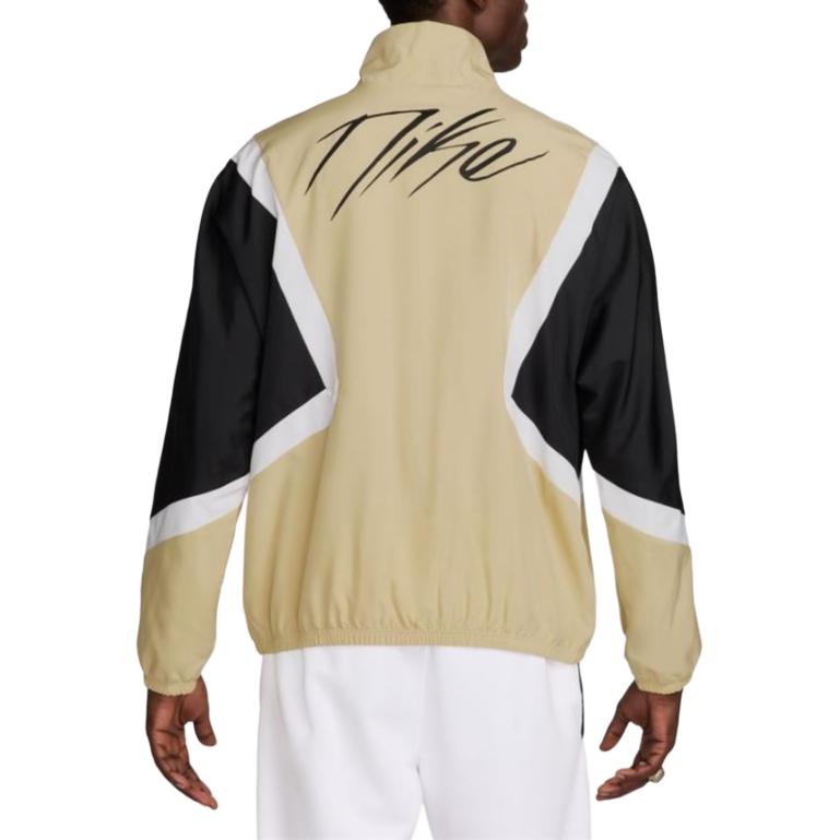 Nike Color Block Retro Sports Jacket With Zipper Long Sleeve Men Jacket Brown FZ0249-783