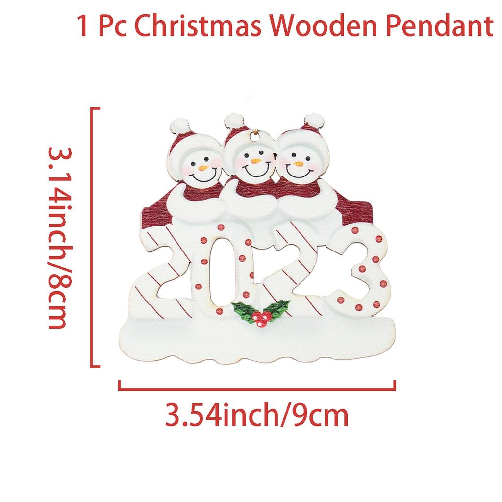 Christmas Pendant DIY Personal Family Christmas Decorations For Home 2025 Navidad Christmas Tree Hanging Ornament New Year 2025
