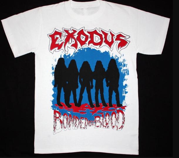 EXODUS BONDED BY BLOOD 85 THRASH BAND TSHIRT Unisex T-Shirt L