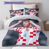 Ivan Perisic Pattern Bedding Home Decoration Birthday Gift ( 1 duvet cover + 2 pillowcase, without core),fan merchandise.