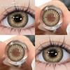 1Pair Korean Lenses Color Contact Lenses For Eyes Borwn Eyes Makeup Beauty Blue Eye Contacts Gray Pupil… More
