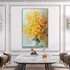 Abastract Flowers Oil Painting Canvas Posters and Prints Red Yellow White Pictures for Living Room Home Decor Wall Art Cuadros