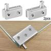 2Pcs Glass Pivot Hinge Rotation Axis 5-8mm Glass Wine Cabinet Door Rotating Hinges Clamp Clip Shaft Hinge Furniture