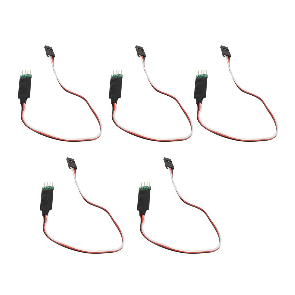 5 Stück RC Auto Blinklicht RC CH3 Steuerschalter Fernbedienungsauto Dritter Kanal Lichtempfänger