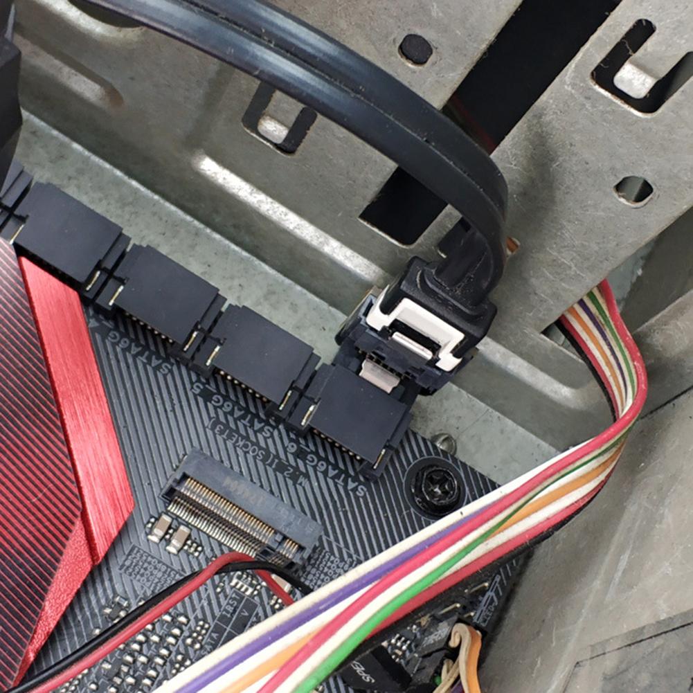 SATA 7Pin Female To 7pin Male Adapter 90 Degree Angle Elbow Adapter Up /Down 90 Degree Angled Adapter for Motherboard Mainboard