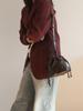 Oimo Leather Dumpling Bucket Bag - Brown