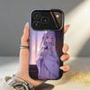 Re Zero Rem Emilia Phone Case For iPhone17 16 15 14 13 12 Pro Max Grey Black Matte Laser Metallic Aurora Funda