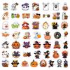 50-Piece Halloween Classic Stickers - Decorative Decals for Notebooks, Phone Cases, Jack-O'-Lanterns & Journals