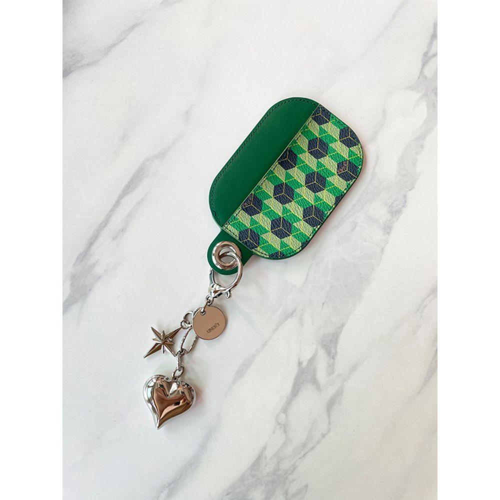 UNDEI HEART HEART BAG CHARM