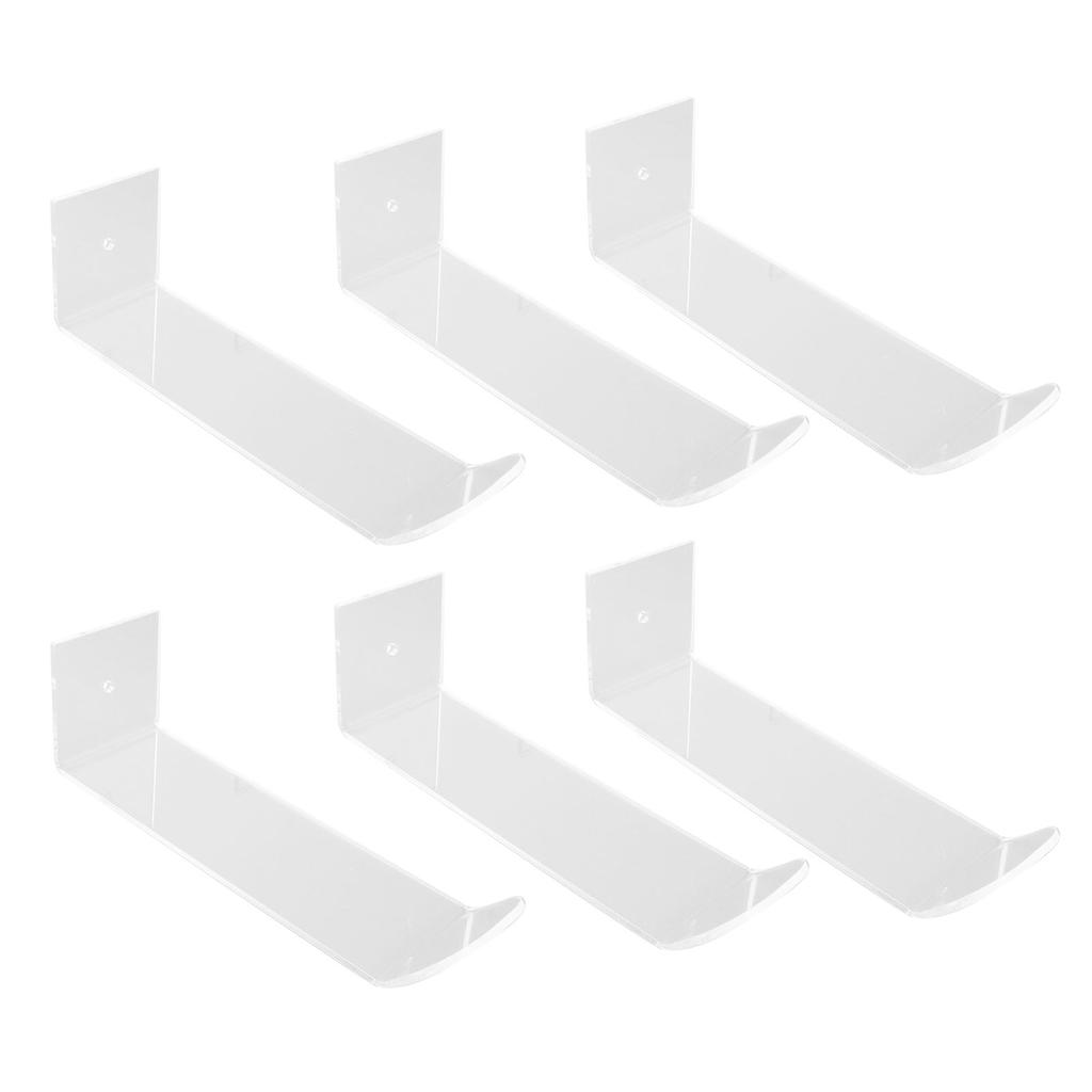 6 Stück Klebehuthaken Minimalistische Acryl-Wandhuthalter Dekorative Huthalter Aufbewahrungsorganizer für Baseballkappe