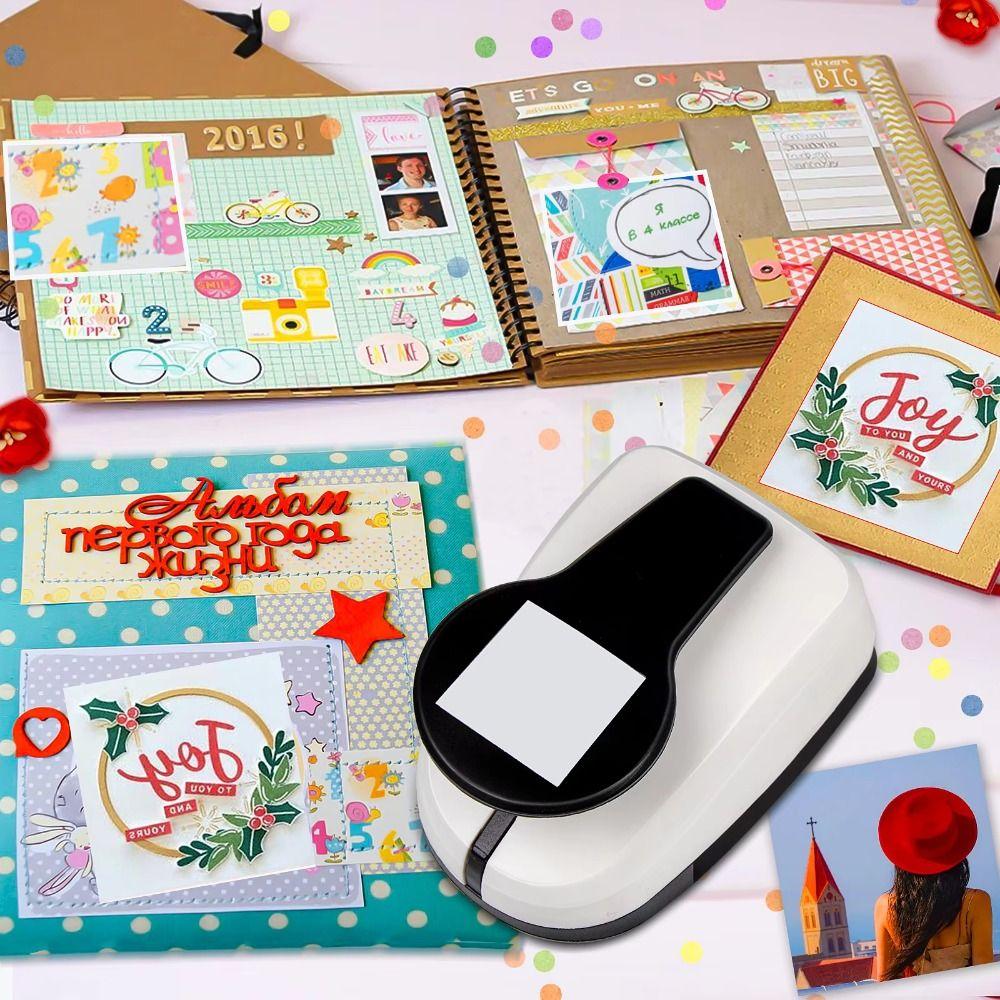 Cutting Craft Paper Cutter Handmade Square Embossing Embossers Crafts Hole Puncher  Paper Craft