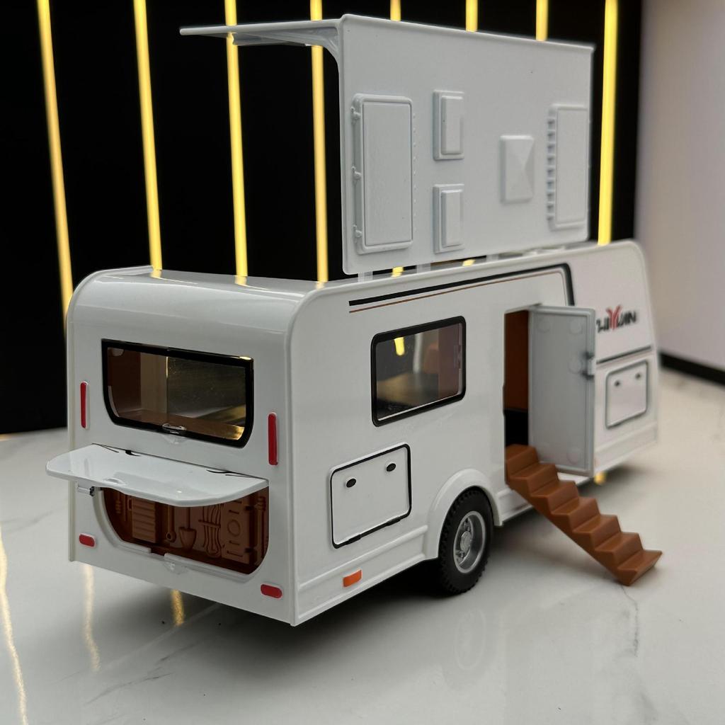 1/32 Scale Tesla Model Y Caravan Metal Diecast Alloy Toy Car Model Trucks For Kids Toys Vehicles Hobbies Collection