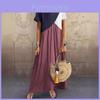 Geometric Colorblock Maxi Dress With Splicing Fabric For Summer Beach Wear