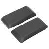 Front Bumper Pads Guards Left Right Side Insert Caps with Buckle Black ABS Replacement for F150 2018‑2020
