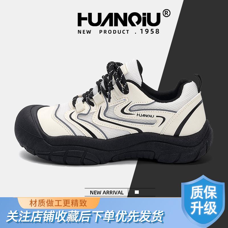 Global thick-soled heightening sneakers women's ZHQ5962 summer new versatile women's shoes mesh breathable hiking shoes