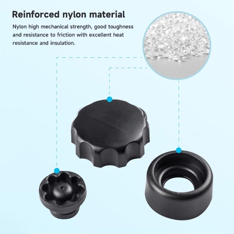 Anti-Lost Lock Knob Protector for Motorcycle Navigation Bracket & Mobile Phone Holder Easy Installation on M6 Screw