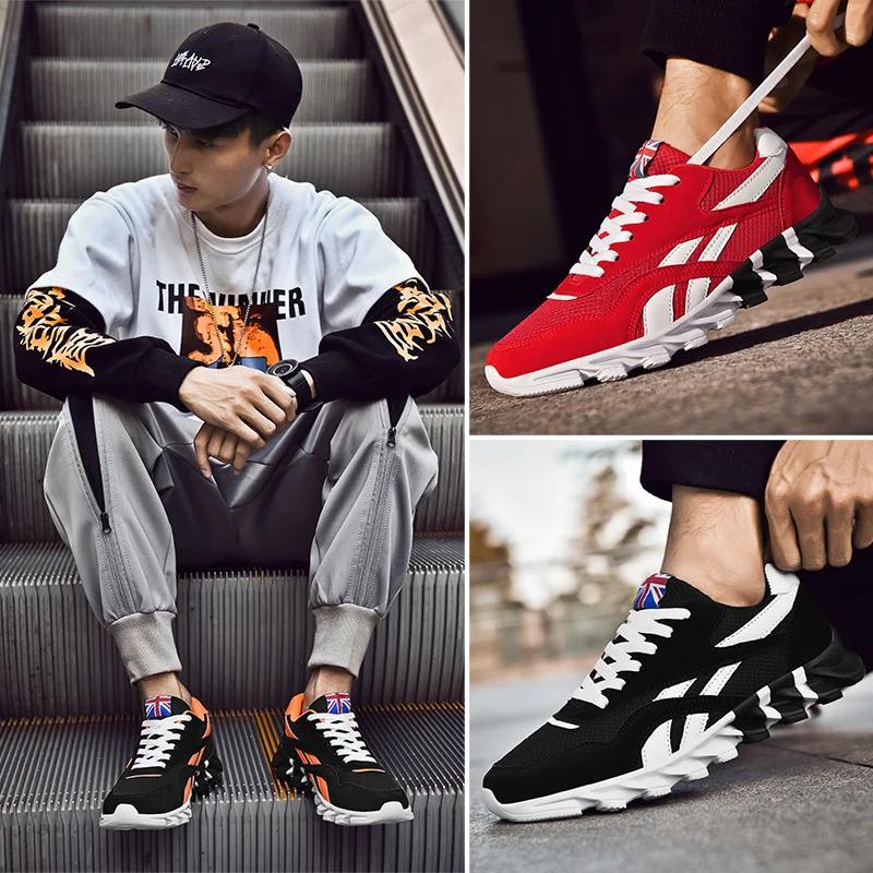 2025 new men's and women's running shoes breathable casual sneakers anti-slip vibratio