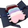 Fashion OEM Private Label Custom Cute Silk Cotton Travel Eyecover Eye Mask for Sleeping